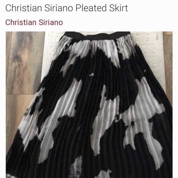 Christian Siriano Dresses & Skirts - Christian Siriano Pleated Skirt